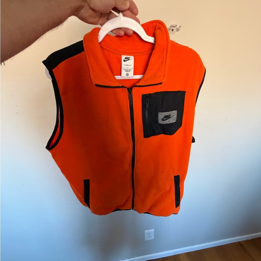 Nike Vibrant Orange Vest with Black Details